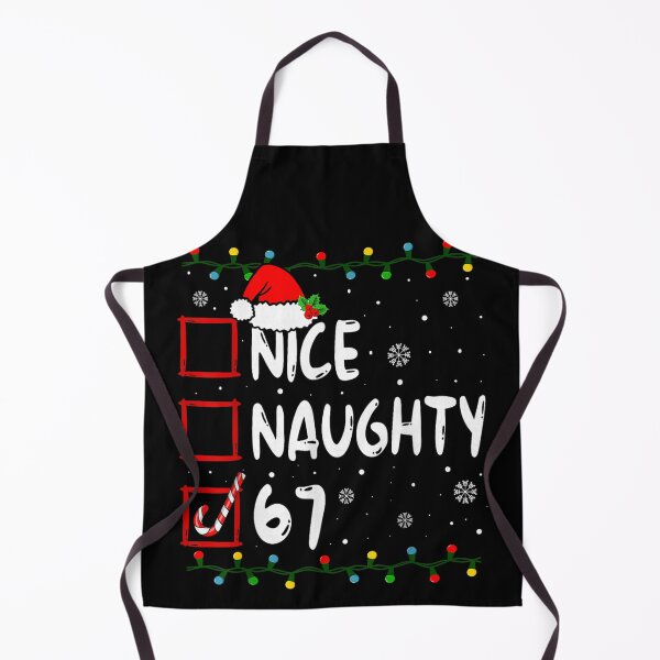 Item preview, Naughty Nice Christmas List Checked 67 Humorous Santa Tracker Gift designed and sold by Suzu Comena.