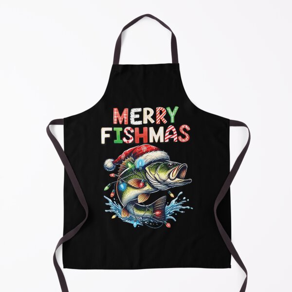 Item preview, Merry Fishmas Santa Fishing Lovers Funny Fisherman Christmas designed and sold by ElaineEsther.