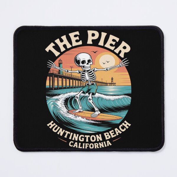 Item preview, Skateboarding Huntington Beach The Pier Cool Mens Beach Life designed and sold by HardcoreTour.