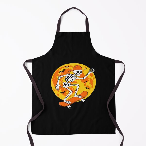 Item preview, Skateboarding Skeleton With Full Moon Halloween designed and sold by HardcoreTour.