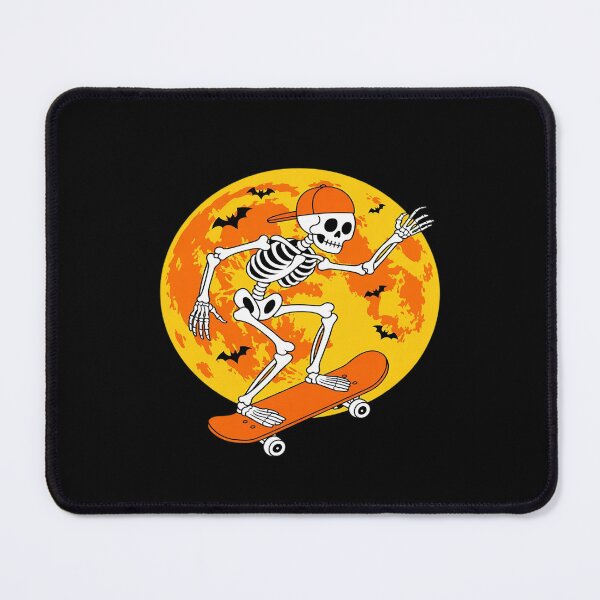 Item preview, Skateboarding Skeleton With Full Moon Halloween designed and sold by HardcoreTour.