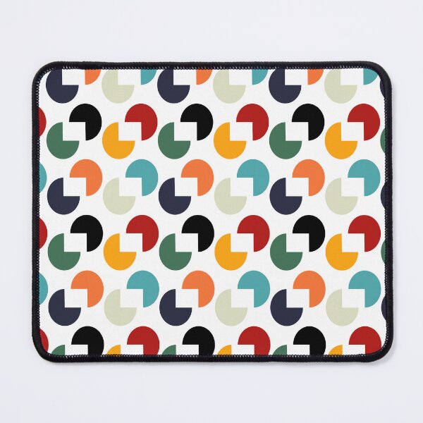 Item preview, vintage color, orange yellow green blue seamless repeat circle pattern, replete image, design for fabric printing designed and sold by pipikijung.