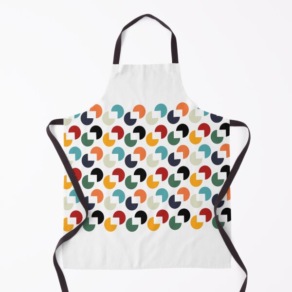 Item preview, vintage color, orange yellow green blue seamless repeat circle pattern, replete image, design for fabric printing designed and sold by pipikijung.