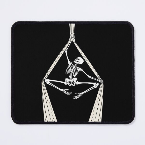 Item preview, Skeleton Aerial Silks Dancing Acrobatics Halloween Spooky designed and sold by HardcoreTour.