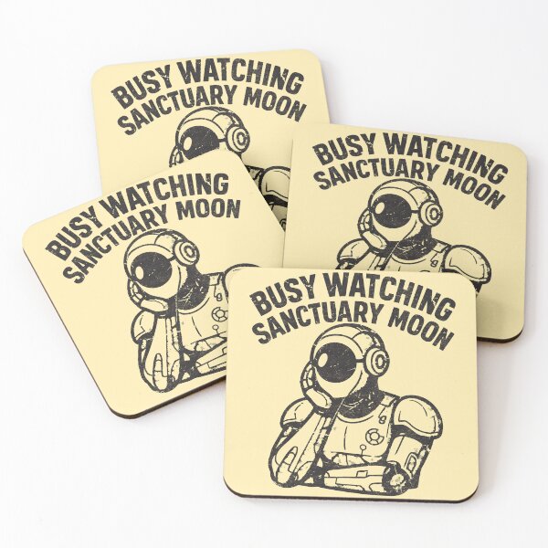 Item preview, Busy Watching Sanctuary Moon Murderbot designed and sold by BrianOMinard.
