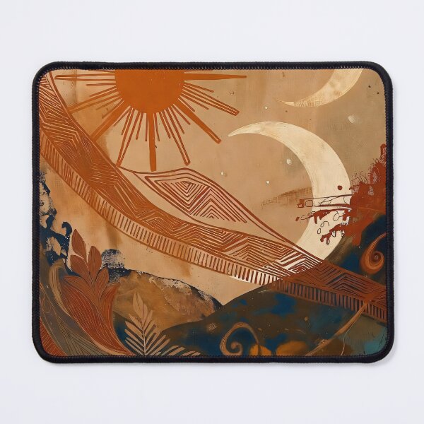 Item preview, Sun & Moon Tribal Harmony designed and sold by KiraChie.