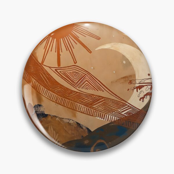 Item preview, Sun & Moon Tribal Harmony designed and sold by KiraChie.