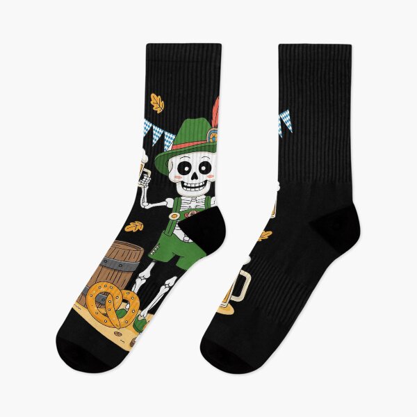 Item preview, Skeleton Couple Oktoberfest Costume - Beer Pretzel Sausage designed and sold by HardcoreTour.