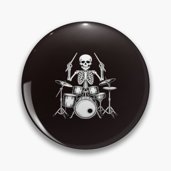 Item preview, Skeleton Drummer Halloween Rock N Roll Drumming Music Lovers designed and sold by HardcoreTour.