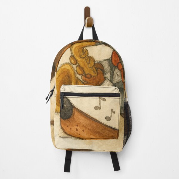 Item preview, Woof & Jazz – Cute Dachshund Playing Saxophone Illustration designed and sold by Darlin8888.