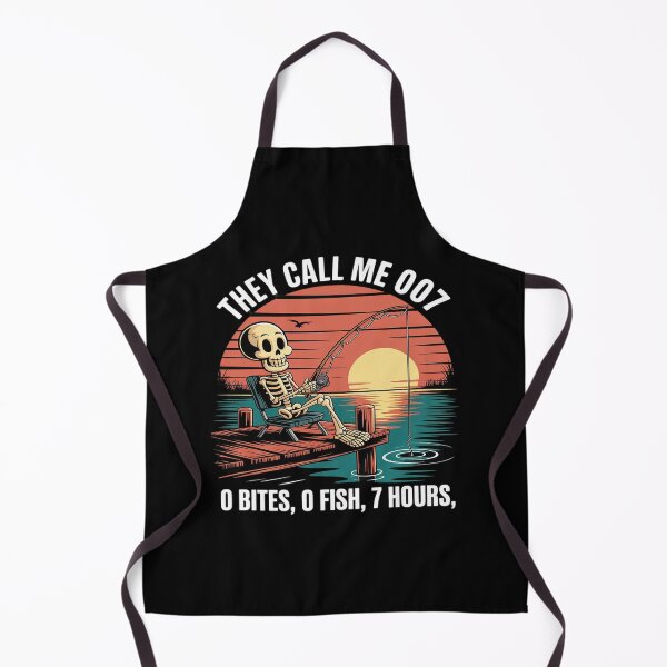 Item preview, Skeleton Fishing They Call Me 007 0 Bites 0 Fish 7 Hours designed and sold by HardcoreTour.