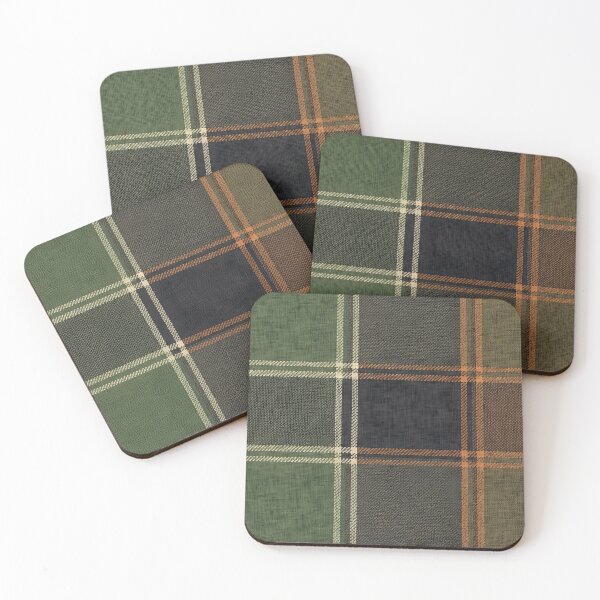 Item preview, Rustic Olive Tartan designed and sold by Kaleidoscope Print.
