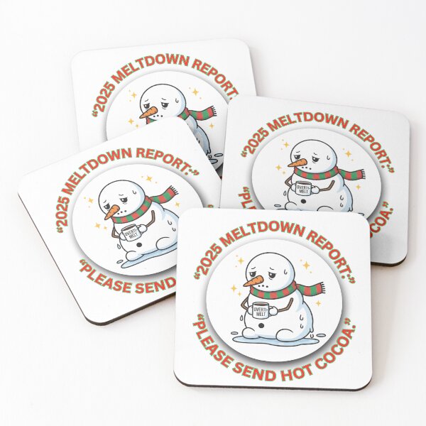 Item preview, 2025 Meltdown Report – Funny Corporate Snowman Christmas Gift | Office Burnout Humor designed and sold by MskynextDigitalstudio.