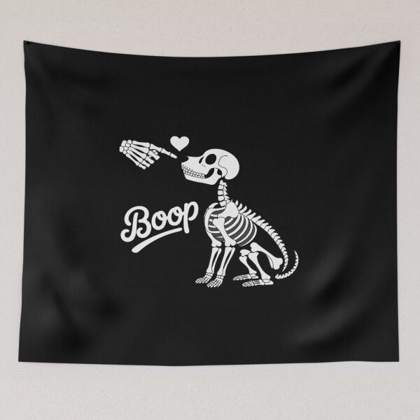 Item preview, Skeleton Hand Boop On a Dog's Nose Animals Halloween designed and sold by HardcoreTour.