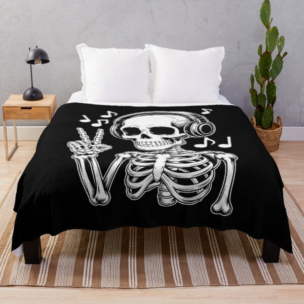 Item preview, Skeleton Hand Peace Sign Music Halloween designed and sold by HardcoreTour.