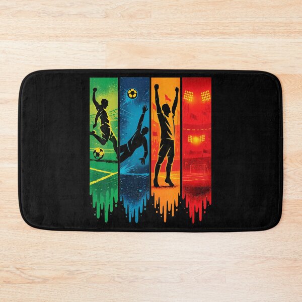 Item preview, Football Player Goalkeeper Stadium Style Vintage Epic Colors designed and sold by KristinTara.