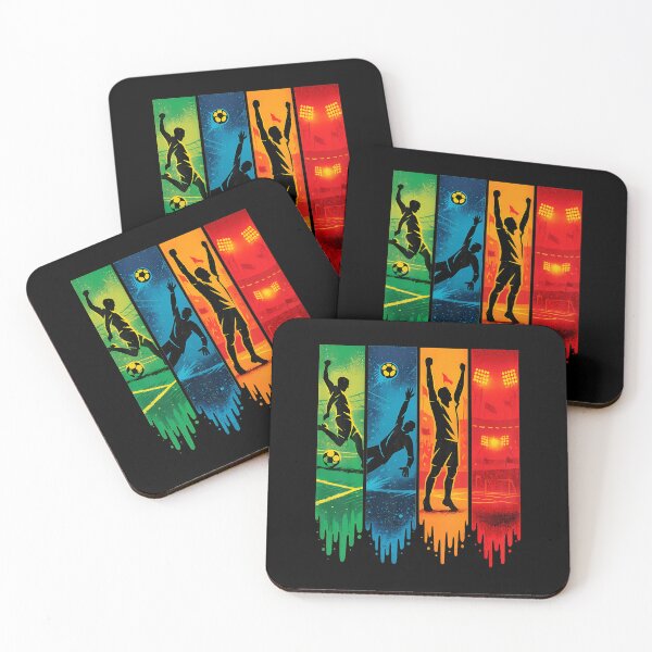 Item preview, Football Player Goalkeeper Stadium Style Vintage Epic Colors designed and sold by KristinTara.