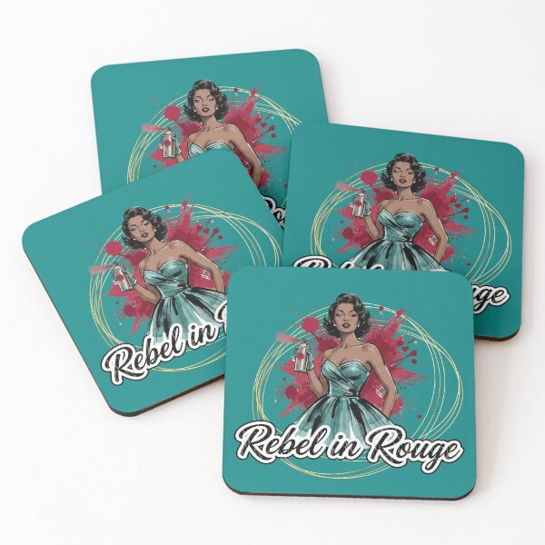 Item preview,  Retro Femme Rebellion – Rebel in Rouge designed and sold by VoniBlue.