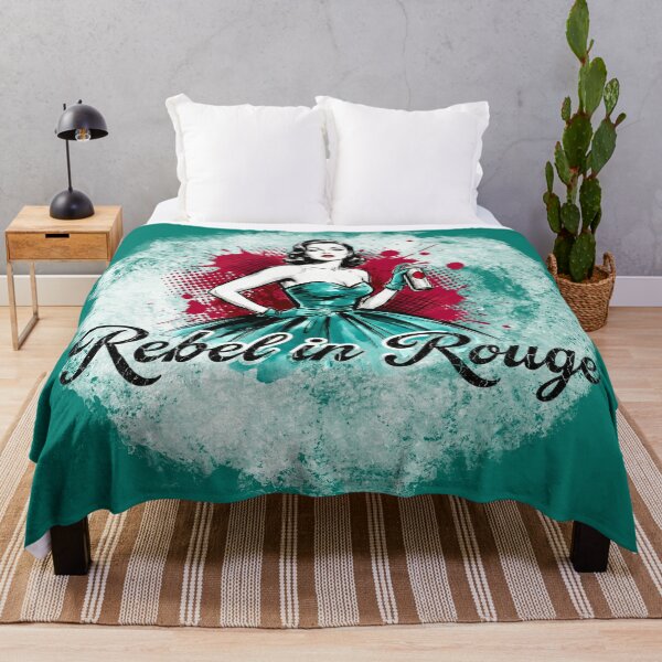 Item preview, Retro Femme Rebellion – Rebel in Rouge designed and sold by VoniBlue.