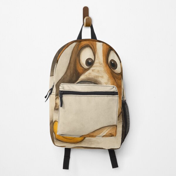 Item preview, Funny Basset Hound Meets Rubber Duck – Cute Dog Illustration designed and sold by Darlin8888.
