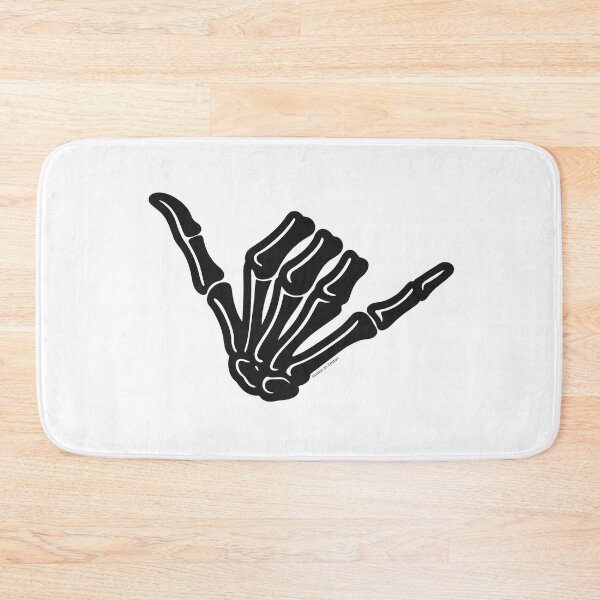 Item preview, Skeleton Hand Shaka Hang Loose Goth Beach Vibes Graphic designed and sold by HUMORONCOTTON.