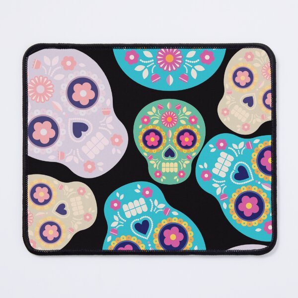 Item preview, Colorful Sugar Skull Fiesta Pattern designed and sold by BELEAFCREATIV1.