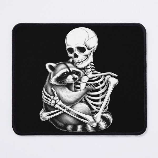 Item preview, Skeleton Hugging Raccoon Halloween Costume designed and sold by ToggleBet.