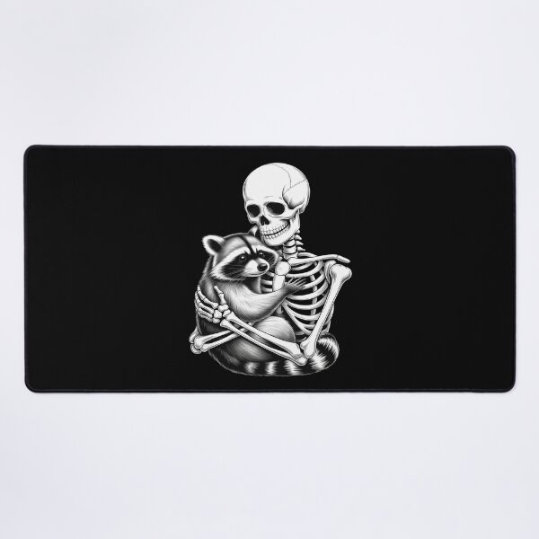 Item preview, Skeleton Hugging Raccoon Halloween Costume designed and sold by ToggleBet.