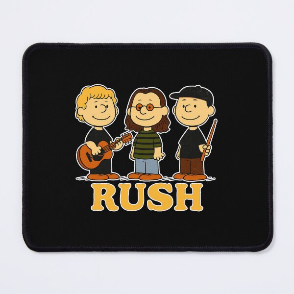 Item preview, Rush x Peanuts - Geddy Lee, Alex Lifeson & Neil Peart Rock Band designed and sold by JayeAdorableCat.