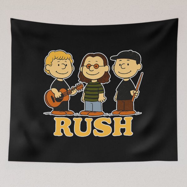 Item preview, Rush x Peanuts - Geddy Lee, Alex Lifeson & Neil Peart Rock Band designed and sold by JayeAdorableCat.