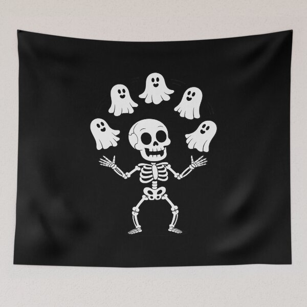 Item preview, Skeleton Juggling Ghosts Halloween Costume designed and sold by ToggleBet.
