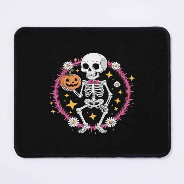 Item preview, Skeleton Mentally Ill But Totally Chill Halloween Skull Mom designed and sold by ToggleBet.