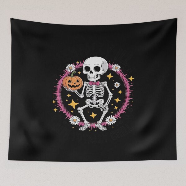 Item preview, Skeleton Mentally Ill But Totally Chill Halloween Skull Mom designed and sold by ToggleBet.