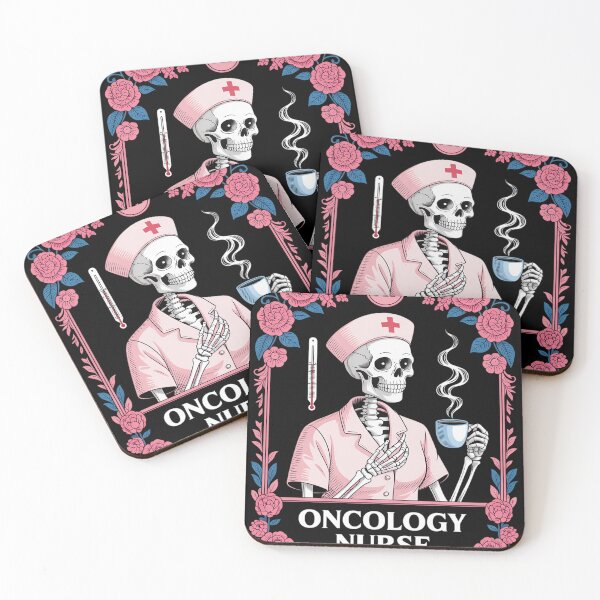 Item preview, Skeleton Oncology Nurse Tarot Card Oncologist Halloween designed and sold by ToggleBet.