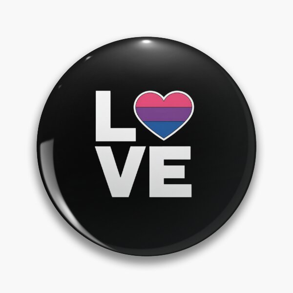 Item preview, Love Bisexual Pride Flag Bisexual Heart Flag designed and sold by Moxizz.