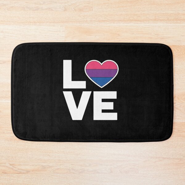 Item preview, Love Bisexual Pride Flag Bisexual Heart Flag designed and sold by Moxizz.