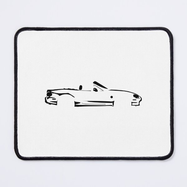Item preview, MX-5 NB 1.8 RS (1998) Minimalist Car Silhouette (Black) designed and sold by FearnCreative.