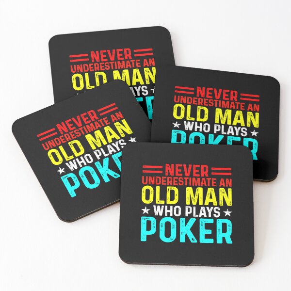Item preview, Never Underestimate An Old Man Who Plays Poker designed and sold by KristinTara.