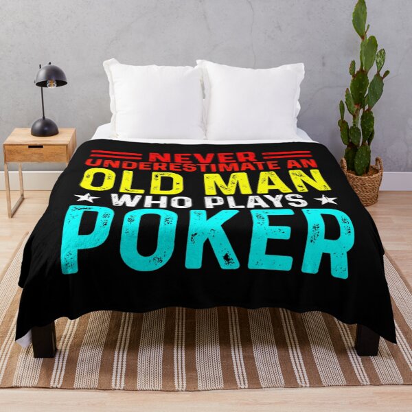Item preview, Never Underestimate An Old Man Who Plays Poker designed and sold by KristinTara.