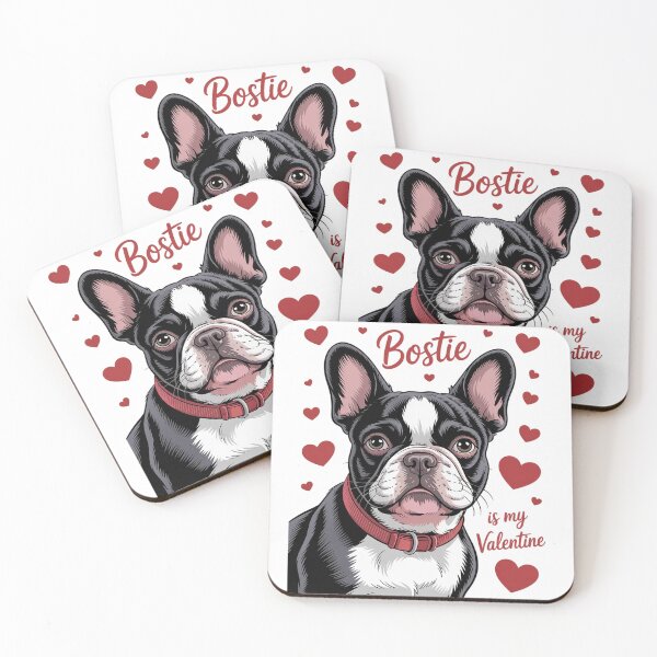 Item preview, Boston Terrier Is My Valentine Cute Pet Dog Owner Valentine designed and sold by Moxizz.
