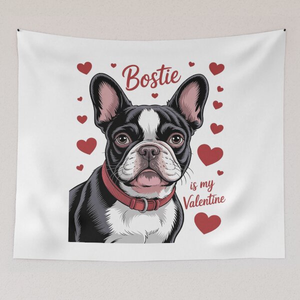 Item preview, Boston Terrier Is My Valentine Cute Pet Dog Owner Valentine designed and sold by Moxizz.