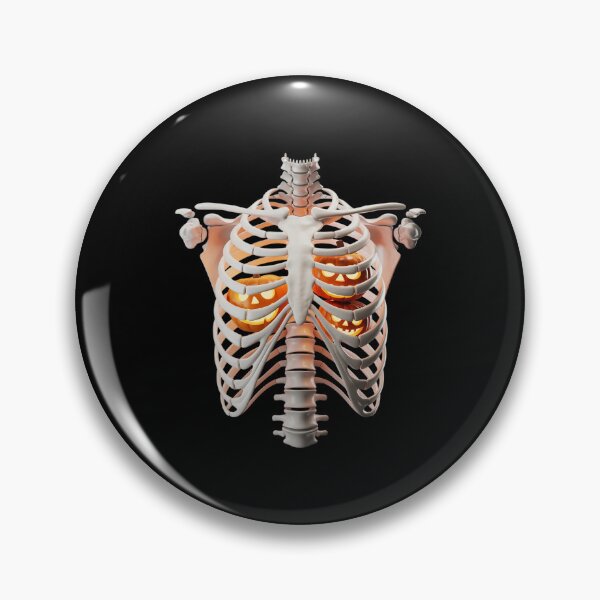 Item preview, Skeleton Rib Cage Pumpkin Halloween Trendy designed and sold by ToggleBet.