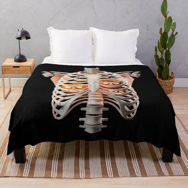 Item preview, Skeleton Rib Cage Pumpkin Halloween Trendy designed and sold by ToggleBet.