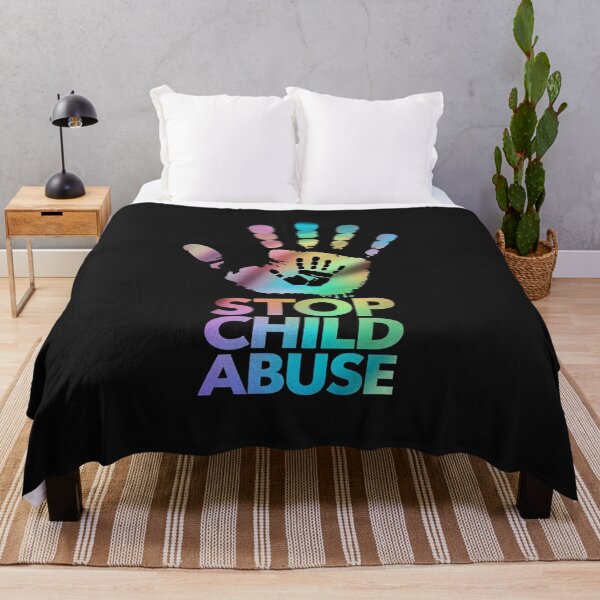 Item preview, Stop Child Abuse Prevention Awareness Month Blue Ribbon designed and sold by itsnothatweird.