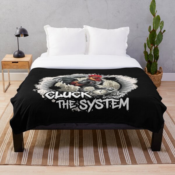 Item preview, Punk Chicken Manifesto – Cluck the System designed and sold by VoniBlue.