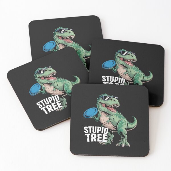 Item preview, Stupid Tree Funny T Rex Disk Dino Frsibees Disc Golf Gift designed and sold by itsnothatweird.