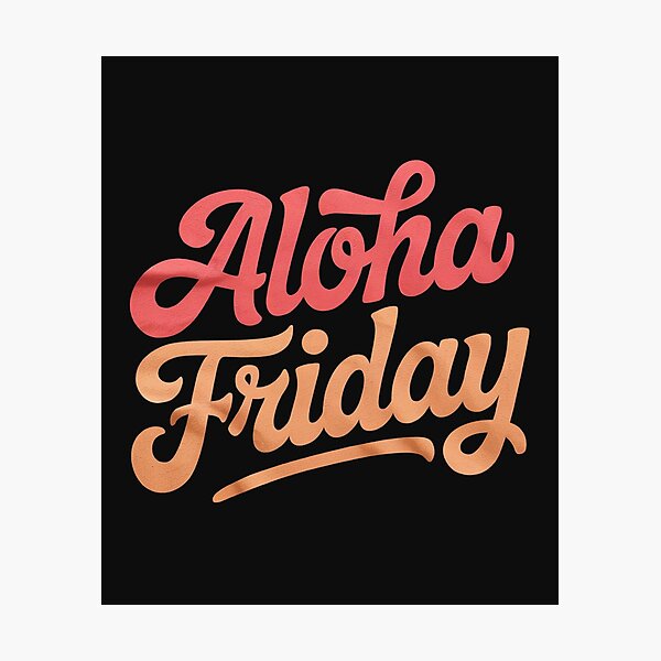 Item preview, Summer Shirt Beach Vacation Funny Aloha Friday Hawaii designed and sold by itsnothatweird.