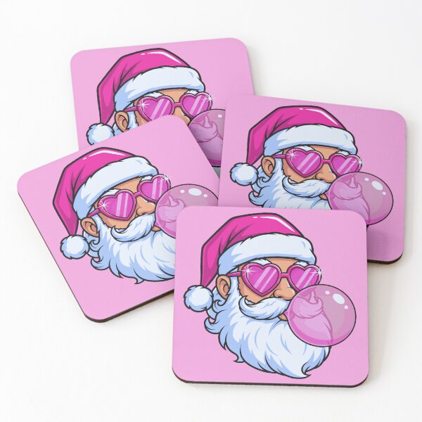 Item preview, Barbiecore Santa – Bubblegum Sparkle Pop designed and sold by A Little Unhinged.