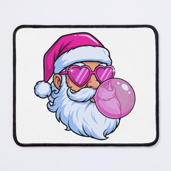 Item preview, Barbiecore Santa – Bubblegum Sparkle Pop designed and sold by A Little Unhinged.