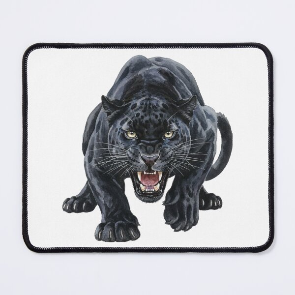 Item preview, Growling Black Panther designed and sold by 4rtistcDrift.